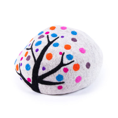 Cherry blossom felt cat cave/100% natural and safe felt cat cave